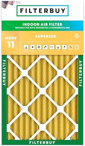 Filterbuy 14x30x2 Air Filter MERV 11 Pet & Allergy Defense (1-Pack) by Filterbuy