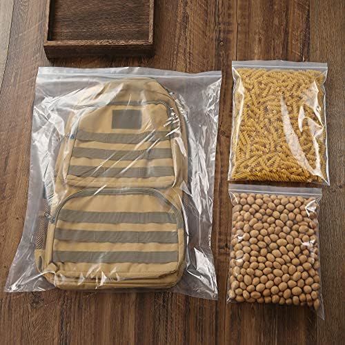 30Pcs 12"x18" Thick 3Mil Large Clear Reclosable Zip Seal Lock Plastic Bags - Image 4