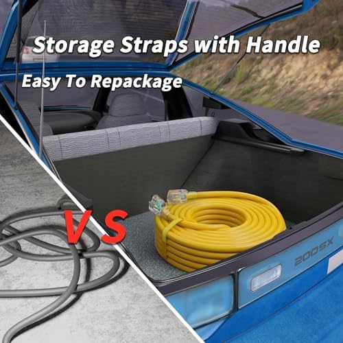 PlugSaf 12 Gauge 50FT Yellow Outdoor Extension Cord Waterproof with Lighted - Image 5