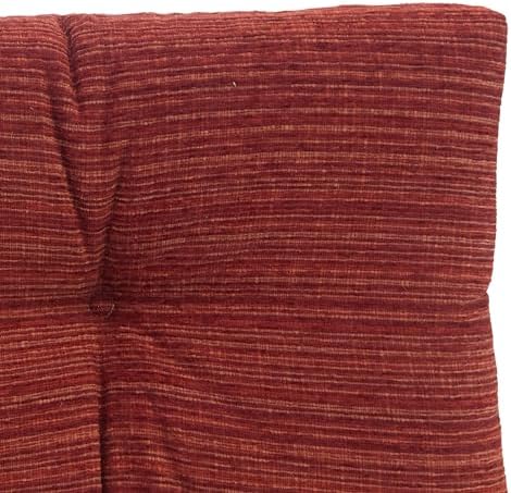 Klear Vu The Gripper Omega Non-Slip Tufted Bench Cushion for Indoor Furniture, Assembled in USA, Entryway Storage, Bay Window, Corner Nook or Piano Seat, 30 Inches, Chenille Red - Image 4