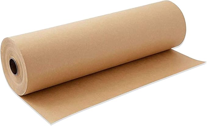 Kraft Wrapping Paper Roll, 100 Feet Recycled Kraft Paper by Coobbar
