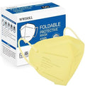 WWDOLL KN95 Face Mask 50 Pack, 5-Layers Breathable KN95 Masks, Yellow by WWDOLL