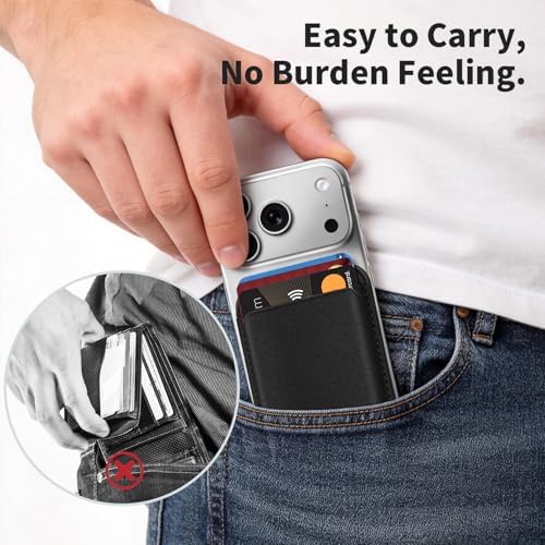 Magnetic Wallet Cell Phone Card Holder for Phone Case with Mag-Safe - Image 5