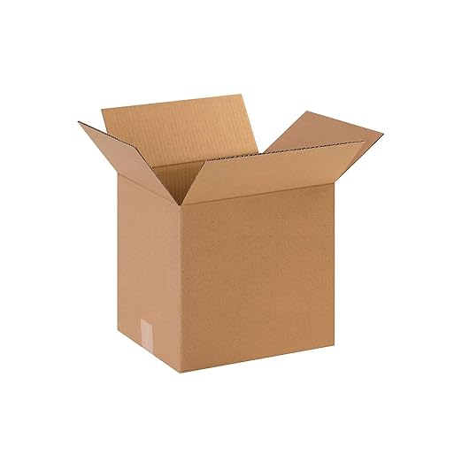 BOX USA Moving Boxes 13"L x 10"W x 13"H Medium 25-Pack | Corrugated Cardboard by BOXUSA