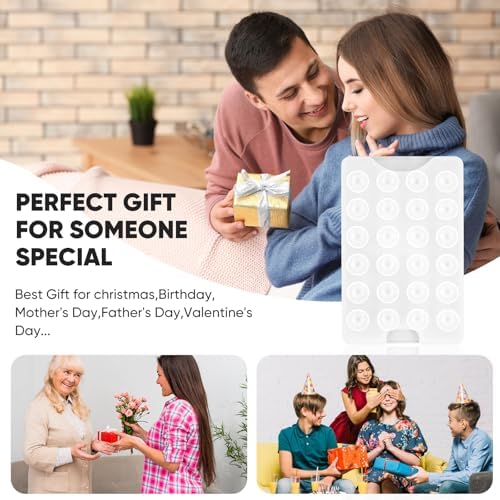 Suction Phone Card Holder Adhesive Mount,Up to 3 Cards,Transparent - Image 4