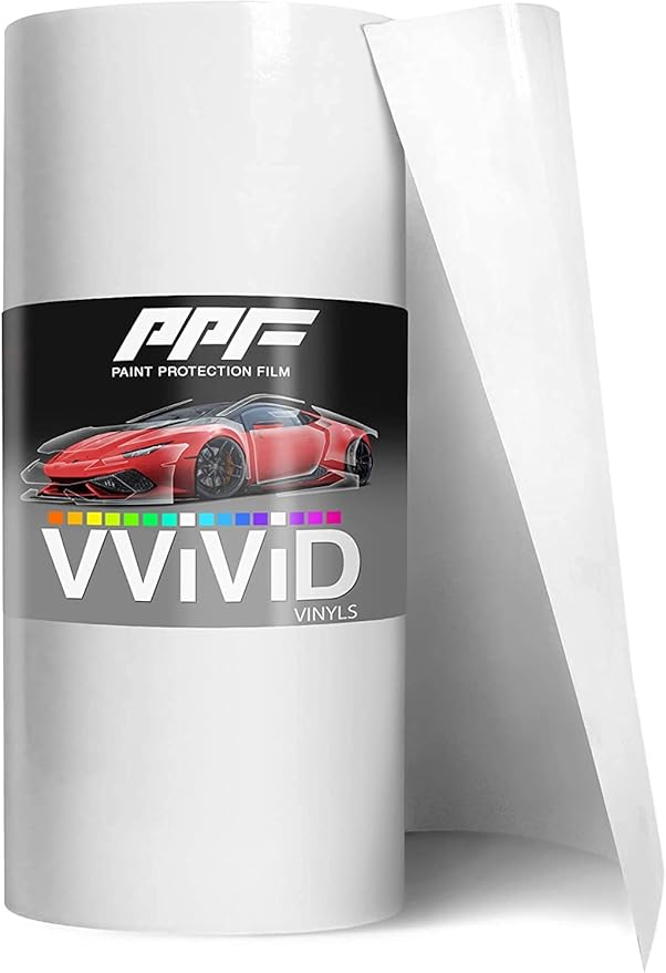 VViViD Clear Gloss Paint Protection Film 20 Foot x 54 Inch Self Healing Wrap by VVIVIDVINYLS