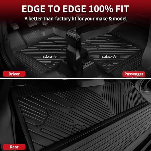 LASFIT Floor Mats for Ford F-150 2015-2026 SuperCrew, w/Fold Flat Storage - Image 5