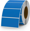 Blue Color Coding Labels 1 × 2 Inches Self-Adhesive Vinyl Rectangle Stickers by YIKIADA