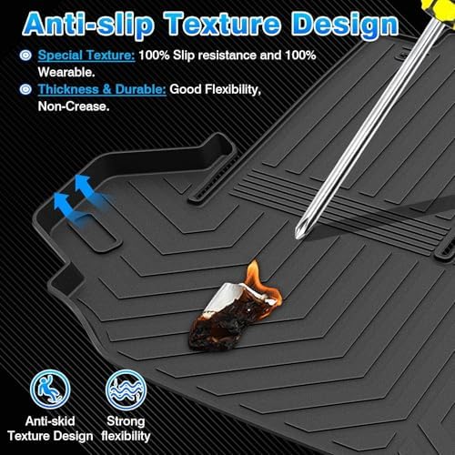 Highlander Cargo Liner - Trunk Mat for 2020-2026 Toyota Highlander 7 Seats (Only Gas), Not Fit Grand Highlander, Only Fits Trunk Has No Subwoofer, Highlander Accessories - Image 5