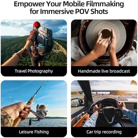 TELESIN Magnetic Neck Mount for Phones, Neck Phone Holder POV/Vlog Mount - Image 5