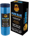 Dura-Gold 43" x 65' Pure Blue Pre-Taped Masking Film - Painters Plastic Roll (0.4 Mil) Pull Down Drop Sheet, Pre-Taped Plastic Sheeting for Painting Protection on Auto, Walls, Furniture by Dura-Gold