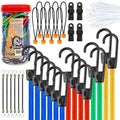CARTMAN 32-Piece Bungee Cord Assortment with Hooks by CARTMAN