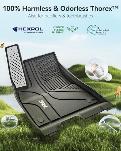 3W Floor Mats with Metal Pedal for Tesla Model 3 Highland 2024-2026 - Image 5