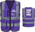 A-SAFETY High Visibility Reflective Safety Vest Customize Logo by A-SAFETY
