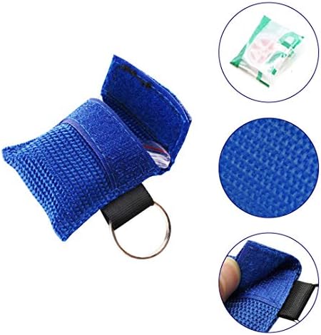 CPR Mask, Disposable CPR Shield Mask Emergency Mask with One-Way Valve Breathing Barrier - Image 5