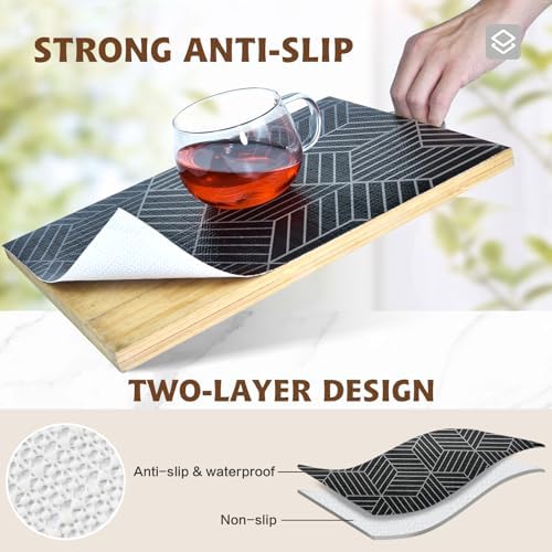 Shelf Liners for Kitchen Cabinets 17in x 20FT, Non Adhesive Cabinet Liner - Image 2