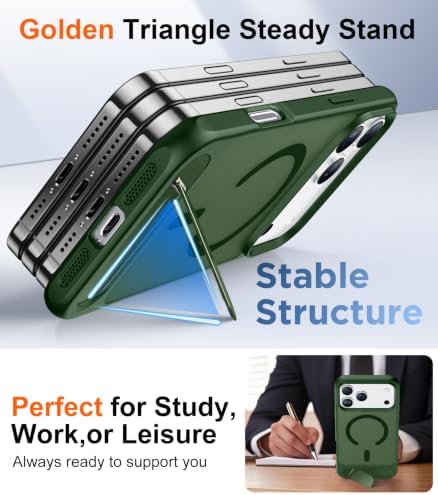 Temdan Magnetic for iPhone 18 Pro Case/iPhone 17 Pro Case Stand - Image 4