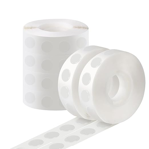 Phinus 3000 Pieces Glue Points, Balloon Tape, Sticky Dots, Double Sided Glue by Phinus