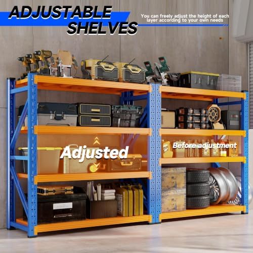 Heavy‑Duty Metal Garage Shelving Unit, 3000 LBS Total Load Capacity - Image 3