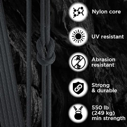 Paracord Rope 550 lb 4mm – Parachute Cord – Utility Camping Rope - Image 3