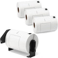 Label KINGDOM Replace for Brother DK-1241 Die-Cut 4" x 6" Large Shipping White by LabelKINGDOM