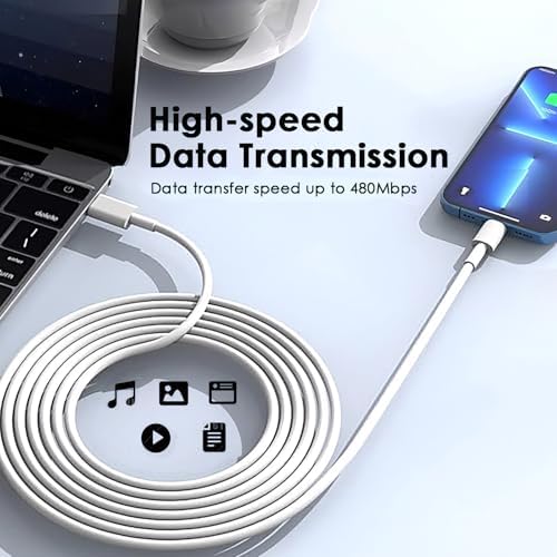 10FT iPhone 17 16 15 Fast Charger,20W iPhone 17 Charger Fast Charging USB C - Image 3