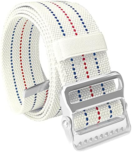 EMS XTRM Gait Belts - Essential Transfer Belts for Seniors and Physical Therapy, Durable and Comfortable, Nurses, Home Health Aides, Physical Therapists (Metal Buckle - Beige) by EMSXTRM