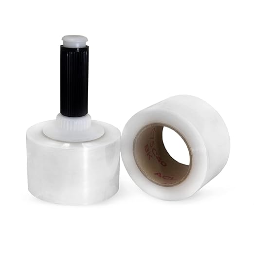 IDL Packaging 3"x 1000' Stretch Wrap Mini Roll of 80 Gauge by IDLPackaging