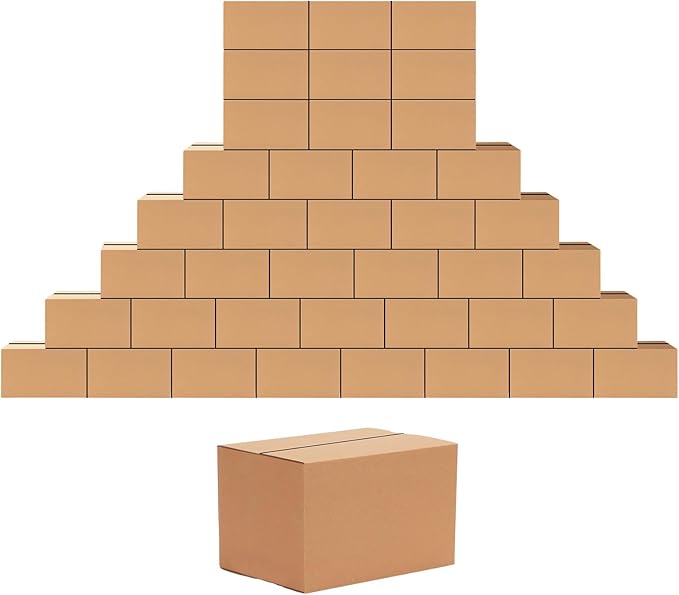 Edenseelake 40 Pack 7x5x5 inches Shipping Boxes Small Cardboard Boxes by Edenseelake