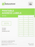 Restaurantware Label Tek 2.6 x 1 Inch Packaging Stickers 750 Premium Shipping by Restaurantware
