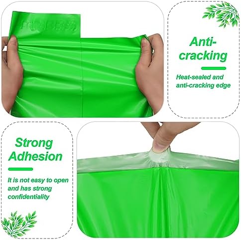 JinRuiKJ Thank You Poly Mailers 12x15.5 Inch, 50 PCS, Green - Image 4
