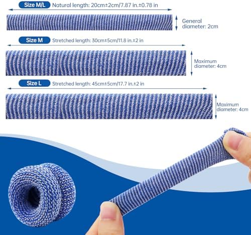 Dimora Finger Cots, Pack of 60 (Large Size) Finger Protectors, Breathable Bandages for Wound Care, Stretchy Sleeves for Gardening, Fitness and Cargo Handling, Blue - Image 6