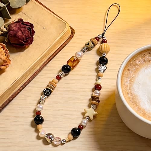 Beaded Camera Wrist Strap Cute Digital Camera Charm Lanyard Phone Charms Strap Beaded Camera Chain for Phone - Image 3
