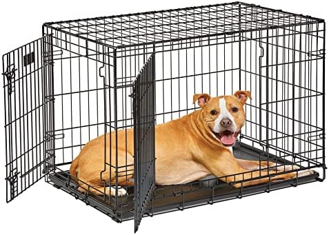 LifeStages by MidWest 36-Inch Double Door Crate, M-L Breeds, 41-70 lbs by MidWestHomesForPets
