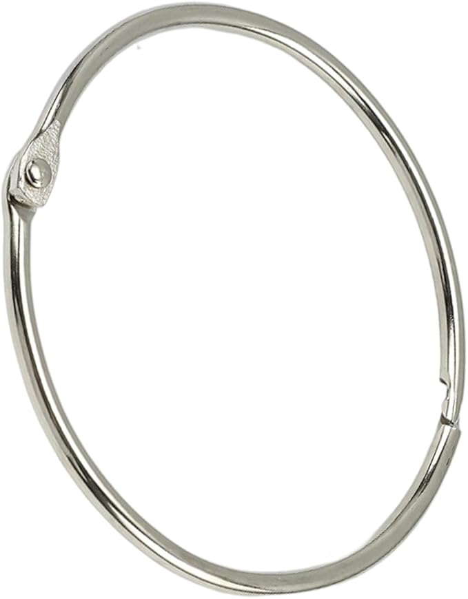 30Pcs Metal Binding Binder Rings Heavy Duty Document Rings - Image 7