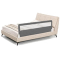 BABY JOY Bed Rails for Toddlers, Swing Down Bed Guard w/Safety Strap, Folding by BABYJOY