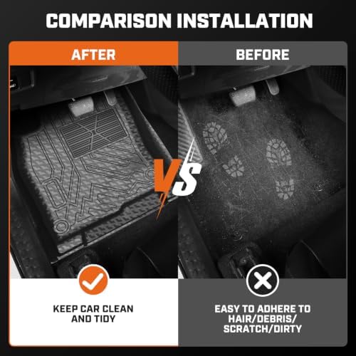 Mixsuper Floor Mat & Cargo Liner for Toyota Camry 2018-2024 FWD Only - Image 3