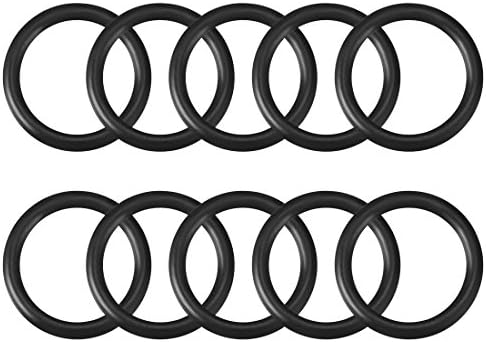 uxcell Nitrile Rubber O-Rings 15.4mm OD 11.8mm ID 1.8mm Width, Metric Sealing Gasket, Pack of 10 by uxcell