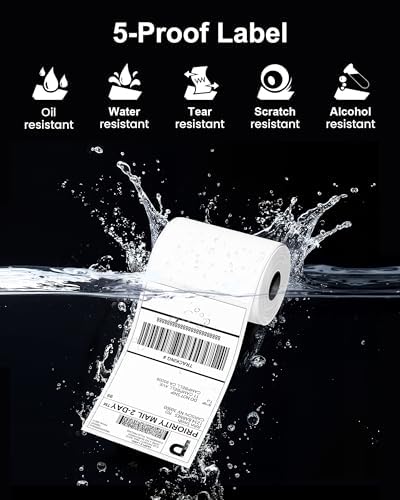 Phomemo 4X6 Thermal Labels for Shipping Packages, Address, 250 PCS/Roll - Image 2