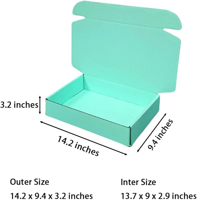 20 Pcs 14.2 x 9.4 x 3.2 inches Shipping Boxes - Image 2