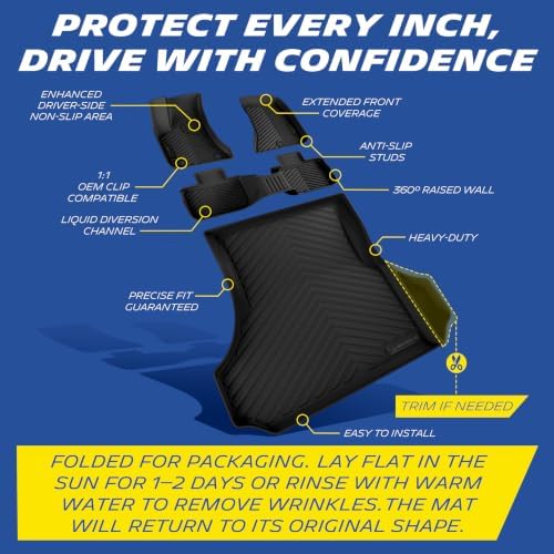 Michelin Vehicle Mats for 2011-2023 Dodge Charger/Chrysler 300 RWD(4 Piece) - Image 3