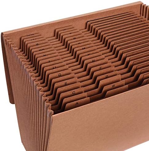 Pendaflex 21 Pocket A-Z Expanding File, File Organizer for School, Home and Office, Durable Organizer with Pockets, Letter Size, Red Rope (75711) (Pack of 4) - Image 2