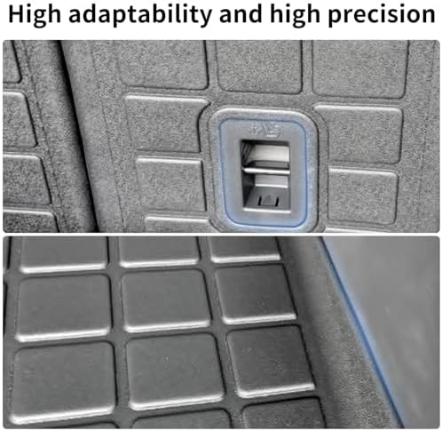 Cargo Mat with Backrest Protection for 2025 Ford Expedition MAX, TPE All Weather Protection Cargo Liner with Velcro Rear Seats Backrest car Accessories-Black - Image 3