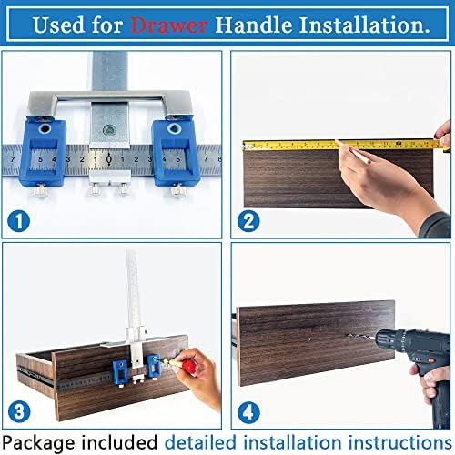 King&Charles Metal Cabinet Hardware Jig & Auto Center Punch Set - Image 3