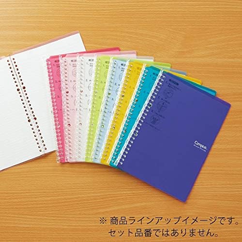 Kokuyo Smart Ring Binder, A5 Light Pink Binder Notebook, Up to 25 Sheets - Image 7