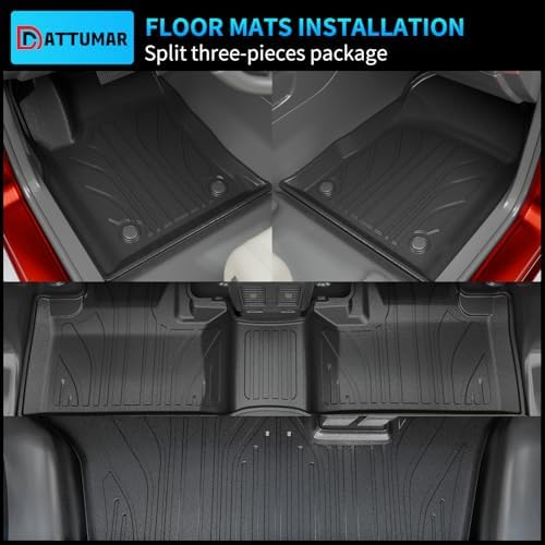 Floor Mats Set (7 PCS) for 2016-2025 2026 Dodge Durango 7-Seater - Image 3