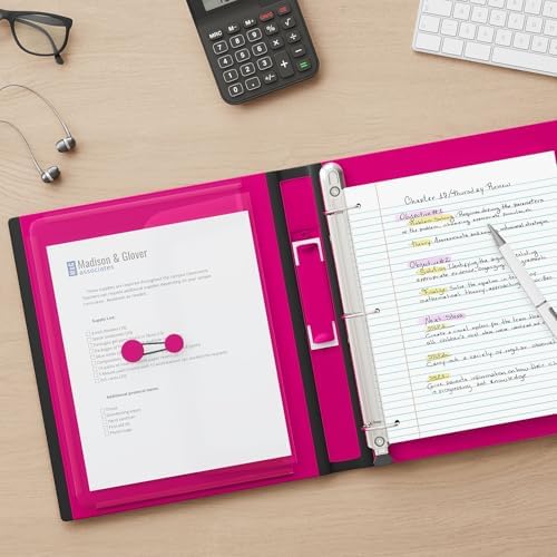 Staples Better 1.5-Inch 3-Ring Binder, Pink, Heavy-Duty - Image 5