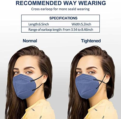 HUHETA KN95 Face Masks for Adults, Packs of 30 KN95 Mask with 5-Ply Mask Protection, Individually Wrapped Face Masks, Morandi Multi Color - Image 4