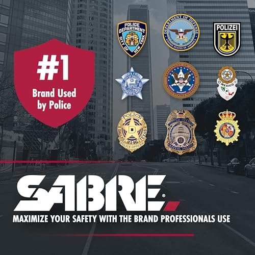 SABRE RED Compact Pepper Spray, Max Police Strength OC Spray with UV Dye, Compact Belt Clip For Fast Access, 4X Longer Spray Time - Up to 13 Seconds, 0.67 fl oz, Secure & Easy to Use Safety - Image 5