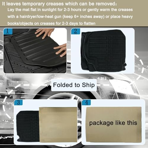 Aiqiying All Weather TPE Floor Mats Custom-fit for Honda CRV 2017-2022 - Image 7